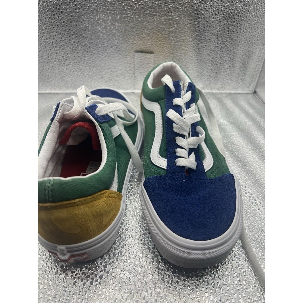 Vans Old Skool Yacht Club Color Block Blue Green Yellow Red Men’s 5 Women’s 6.5
